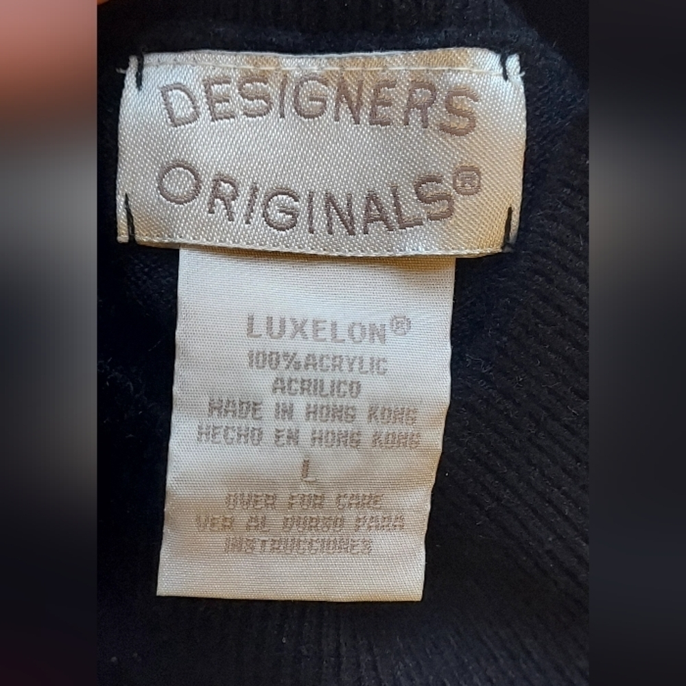 DESIGNERS originals Women’s black  tank top size L new - Picture 5 of 9